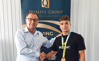 Quality Group: Proud sponsor of Champion Elias Georgiou