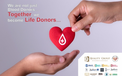 We are not just Blood Donors… Together, we become Life Donors…